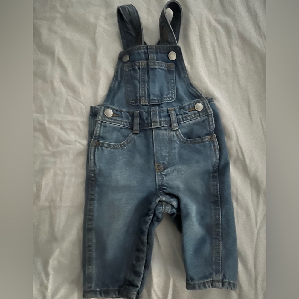 Denim jumper infant